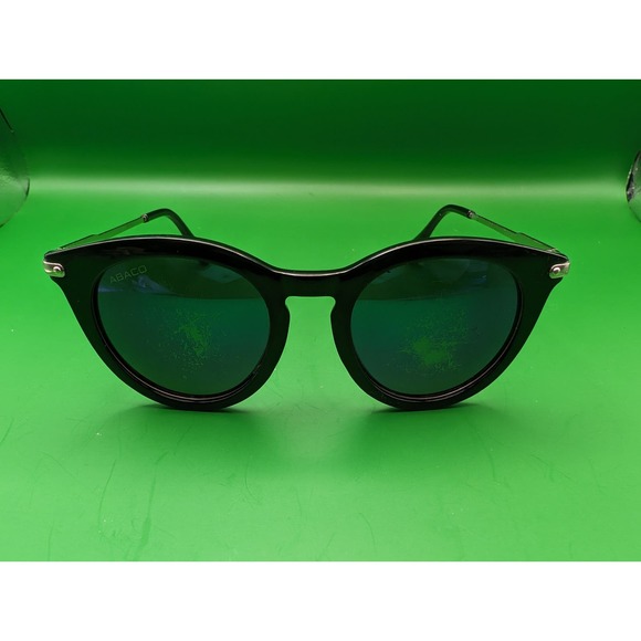 Abaco Women's Bella Gloss Black/Blue Polarized Sunglasses - Picture 1 of 5